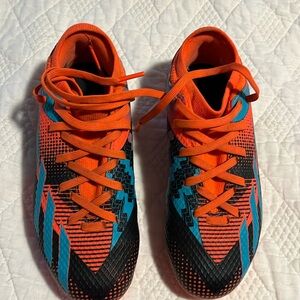 Adidas Messi youth soccer cleats orange size 2